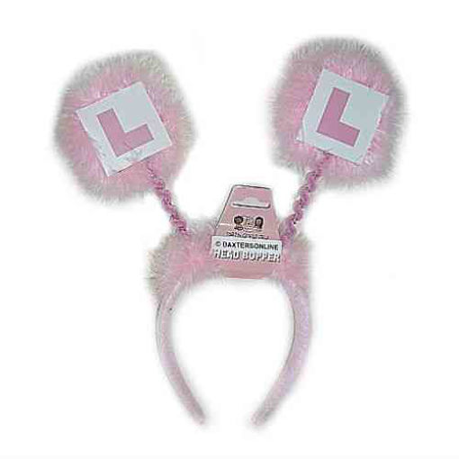 Picture of L PLATE BOPPER WITH PINK FUR